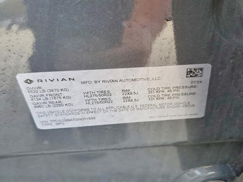 7PDSGBBA5SN051899 2025 Rivian R1S photo no. 13