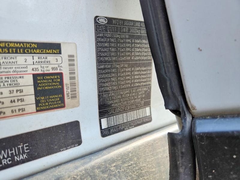 SALWR2FV3HA671577 2017 Land Rover Range Rover photo no. 13