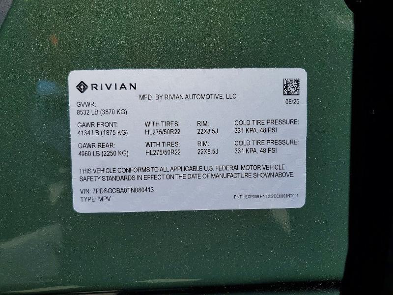 7PDSGCBA0TN080413 2026 Rivian R1S photo no. 14