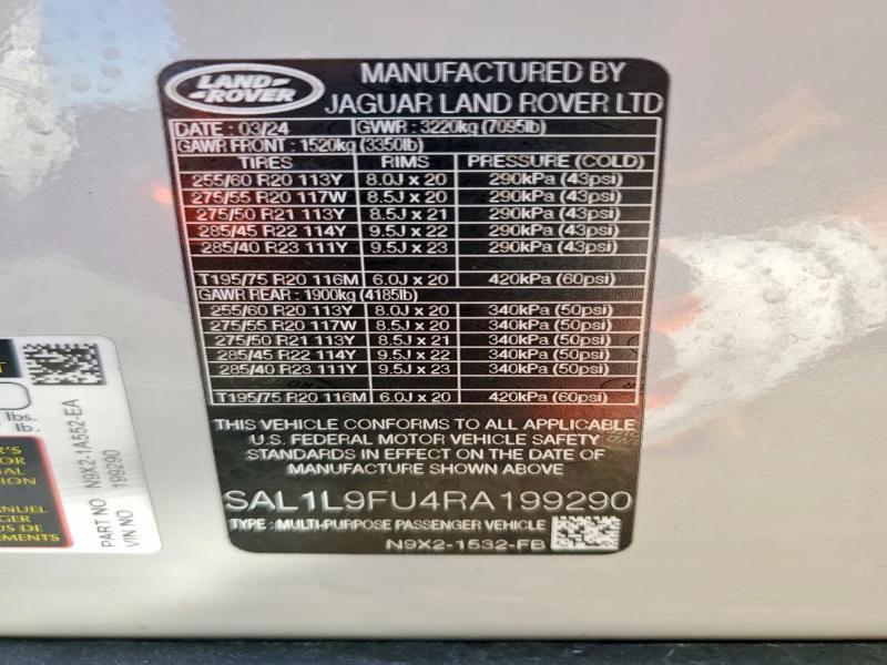 SAL1L9FU4RA199290 2024 Land Rover Range Rover photo no. 13