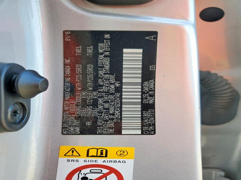 2T2BGMCA1GC004148 2016 Lexus RX photo no. 13