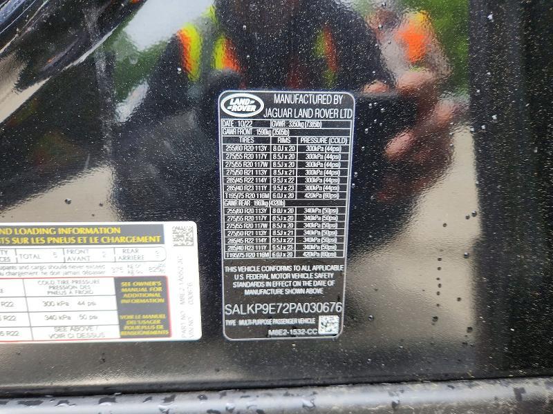SALKP9E72PA030676 2023 Land Rover Range Rover photo no. 13