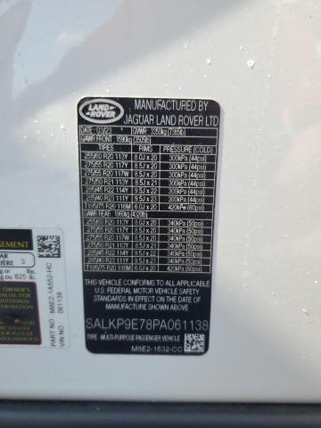 SALKP9E78PA061138 2023 Land Rover Range Rover photo no. 13