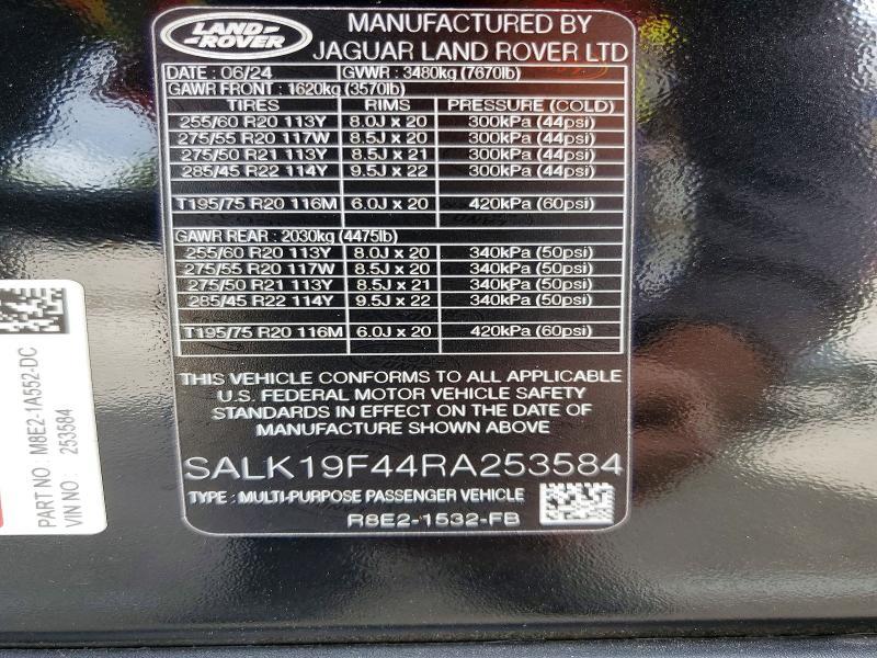 SALK19F44RA253584 2024 Land Rover Range Rover photo no. 14