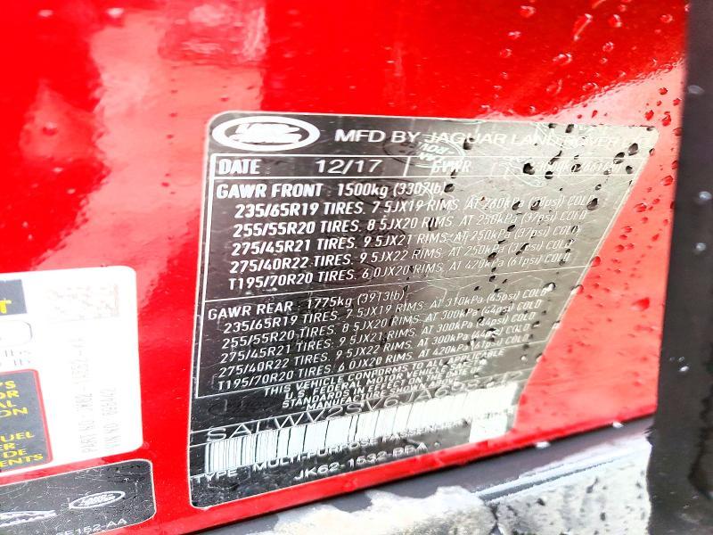 SALWV2SV6JA698442 2018 Land Rover Range Rover photo no. 13