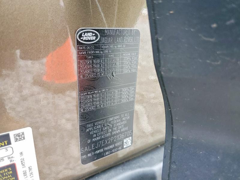 SALEJ7EX2P2136705 2023 Land Rover Defender photo no. 13