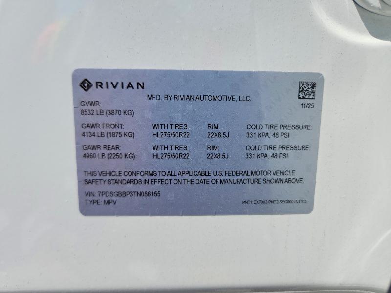 7PDSGBBP3TN086155 2026 Rivian R1S photo no. 14