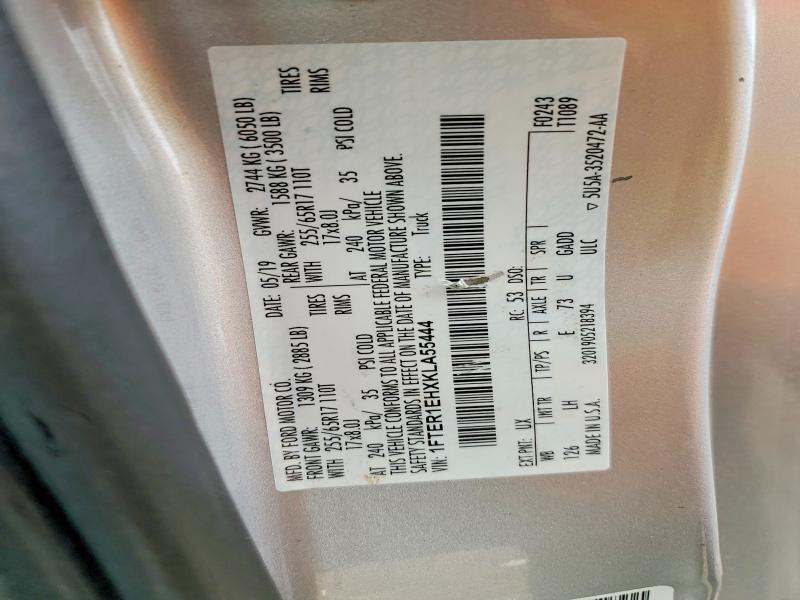 1FTER1EHXKLA55444 2019 Ford Ranger photo no. 12