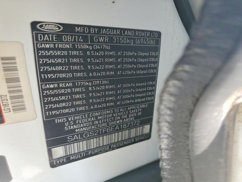 SALGS2TF6EA187372 2014 Land Rover Range Rover photo no. 13