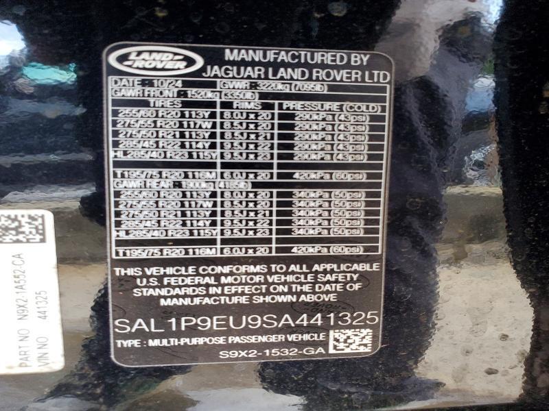 SAL1P9EU9SA441325 2025 Land Rover Range Rover photo no. 12