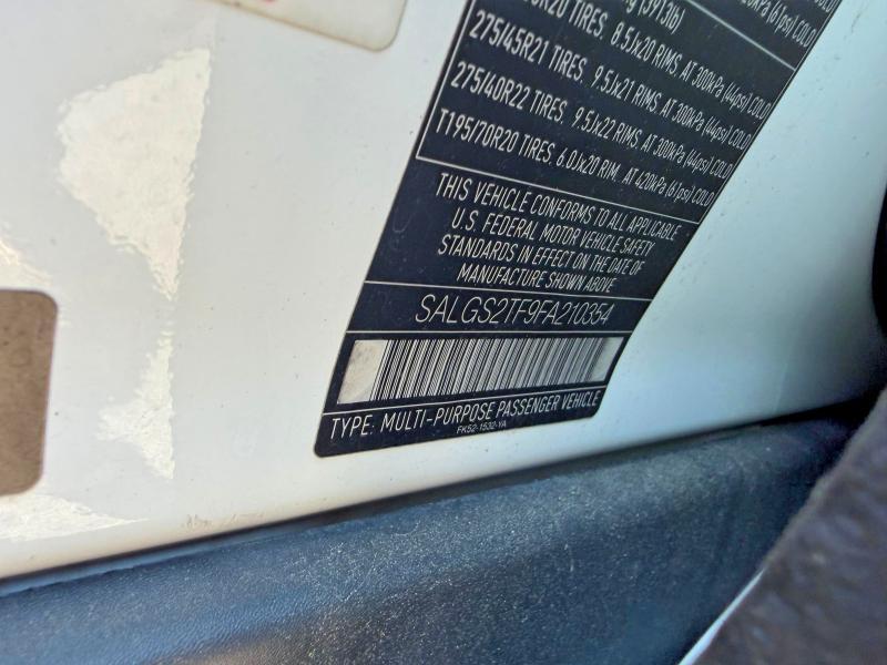 SALGS2TF9FA210354 2015 Land Rover Range Rover photo no. 14
