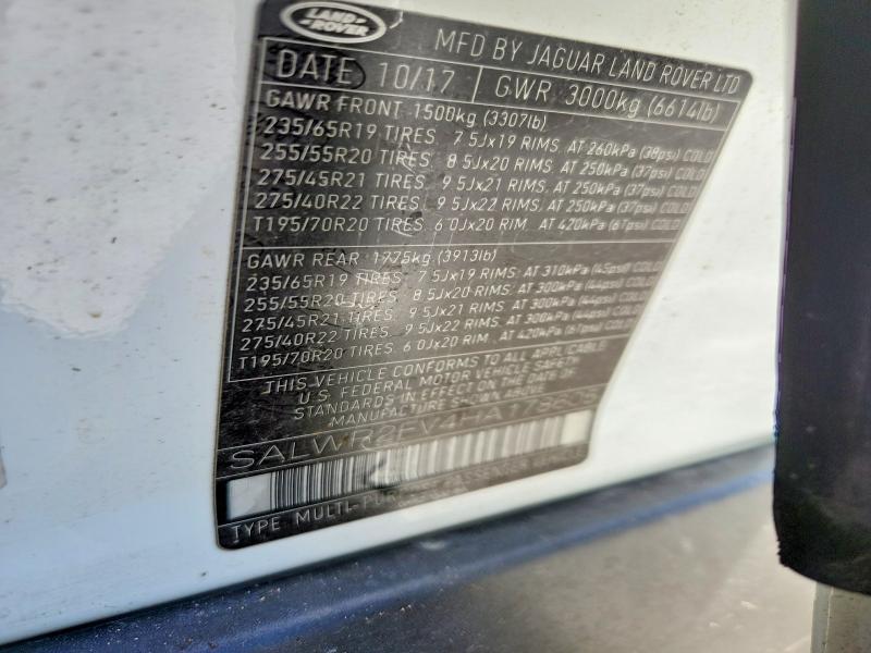 SALWR2FV4HA178605 2017 Land Rover Range Rover photo no. 13