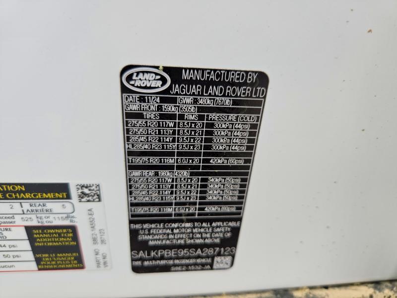 SALKPBE95SA287123 2025 Land Rover Range Rover photo no. 13