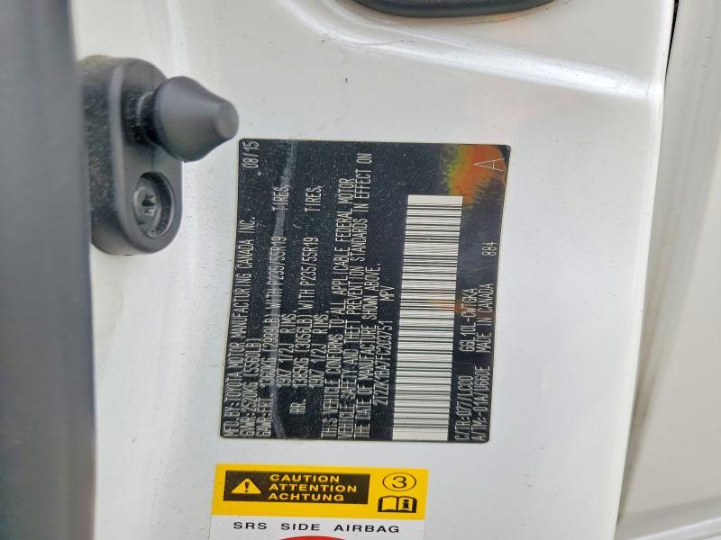 2T2ZK1BA7FC203751 2015 Lexus RX photo no. 14