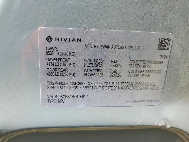 7PDSGBBA3RN034657 2024 Rivian R1S photo no. 14