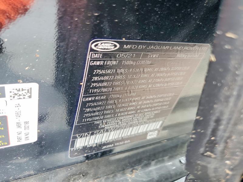 SALWZ2RE8NA202198 2022 Land Rover Range Rover photo no. 14