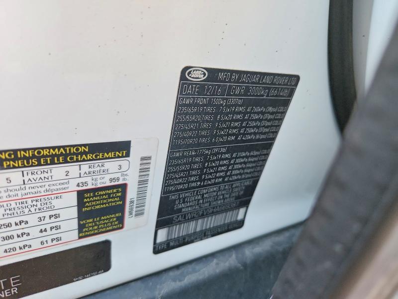 SALWR2FV9HA669381 2017 Land Rover Range Rover photo no. 13