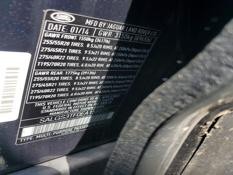 SALGS3TF0EA156821 2014 Land Rover Range Rover photo no. 13