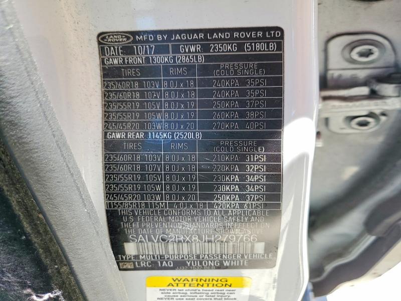SALVC2RX8JH279766 2018 Land Rover Range Rover photo no. 13