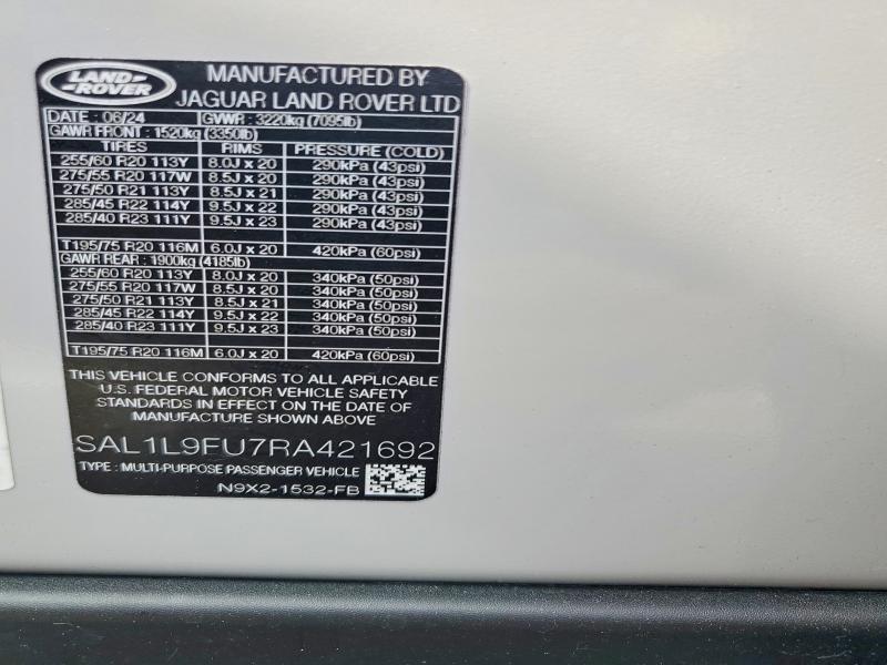 SAL1L9FU7RA421692 2024 Land Rover Range Rover photo no. 14