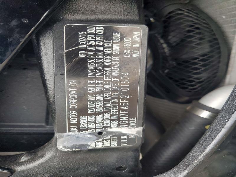 JS1GN7FA5F2101504 2015 Suzuki GSX-R600 photo no. 9