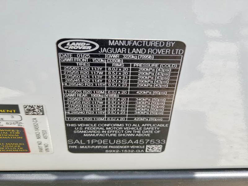 SAL1P9EU8SA457533 2025 Land Rover Range Rover photo no. 13