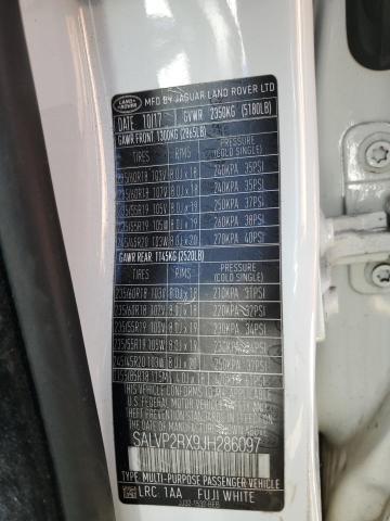 SALVP2RX9JH286097 2018 Land Rover Range Rover photo no. 14
