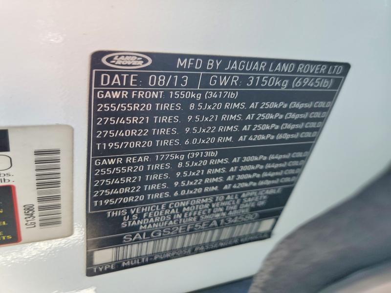 SALGS2EF5EA134580 2014 Land Rover Range Rover photo no. 13