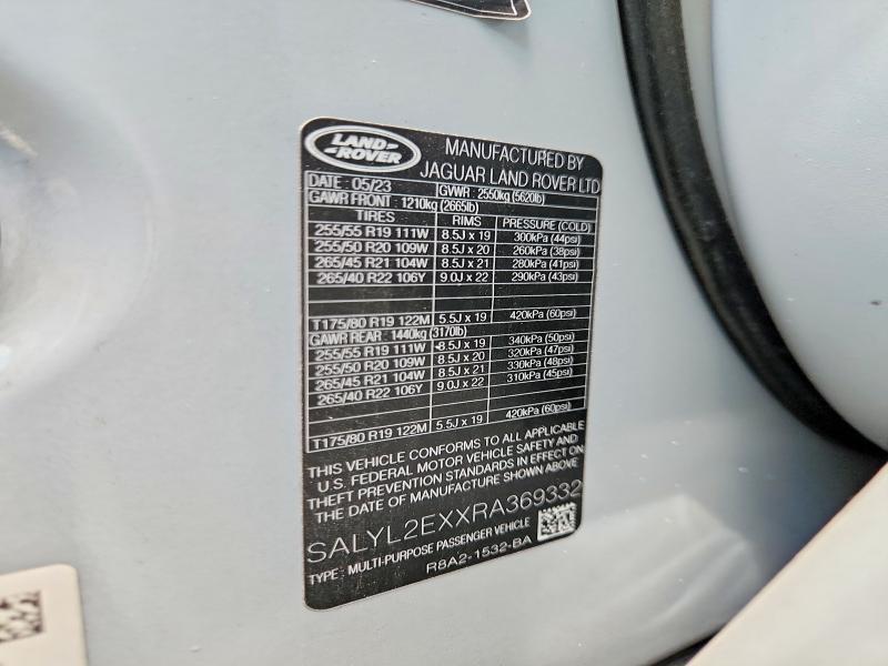 SALYL2EXXRA369332 2024 Land Rover Range Rover photo no. 14