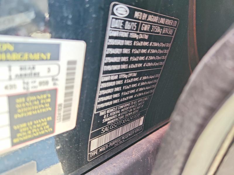 SALGS2TFXFA241838 2015 Land Rover Range Rover photo no. 13