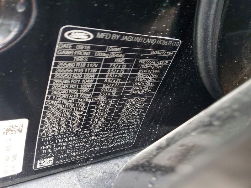SALYB2EX7KA794080 2019 Land Rover Range Rover photo no. 13