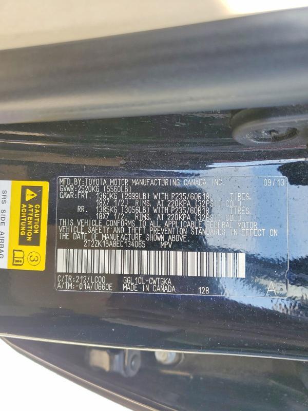 2T2ZK1BA8EC134065 2014 Lexus RX photo no. 13