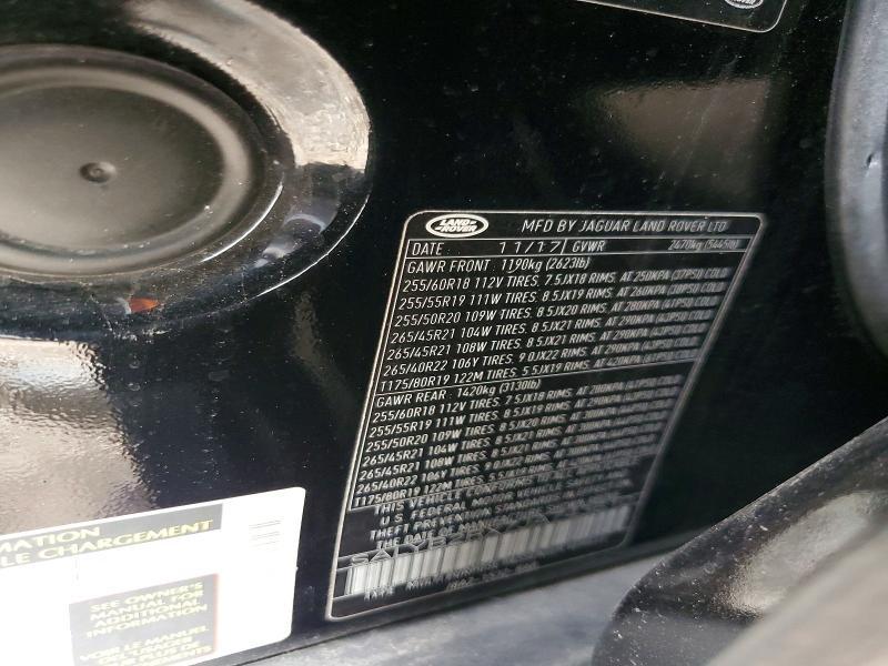 SALYB2RX7JA743610 2018 Land Rover Range Rover photo no. 13