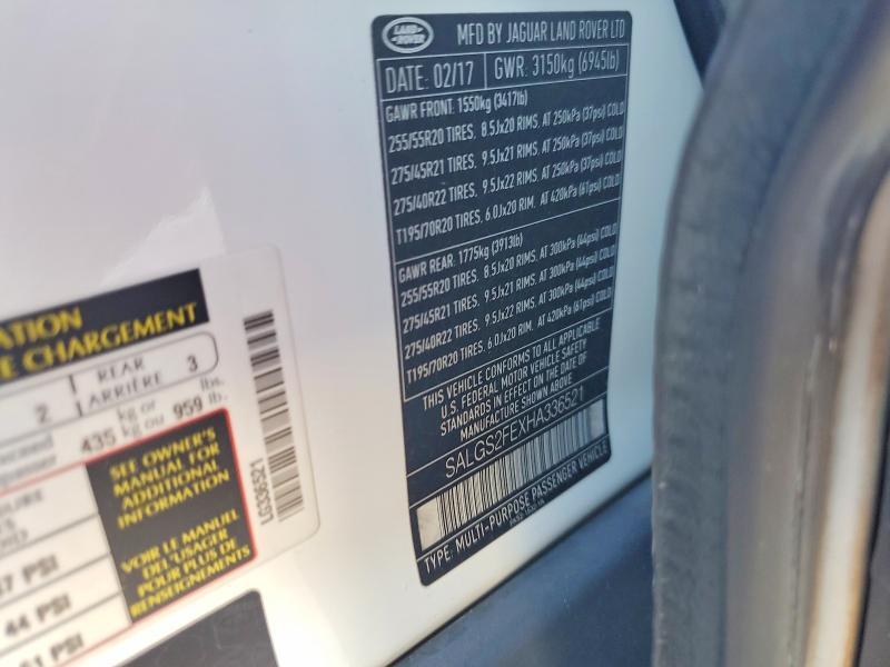 SALGS2FEXHA336521 2017 Land Rover Range Rover photo no. 13