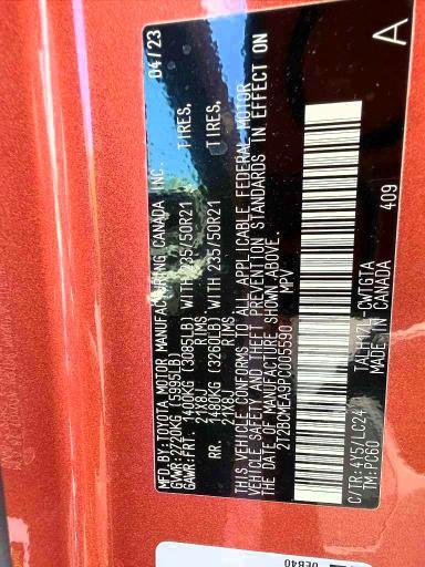 2T2BCMEA9PC005590 2023 Lexus RX photo no. 14
