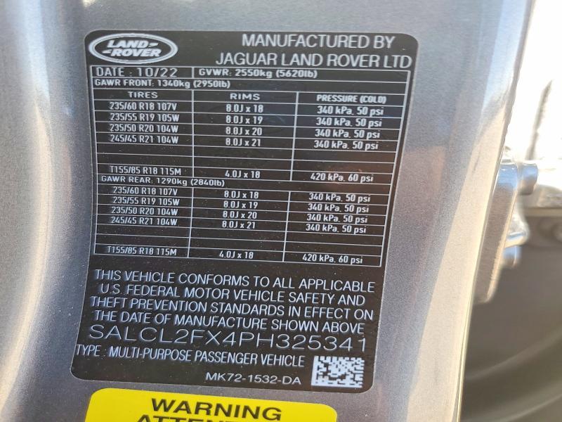 SALCL2FX4PH325341 2023 Land Rover Discovery photo no. 12