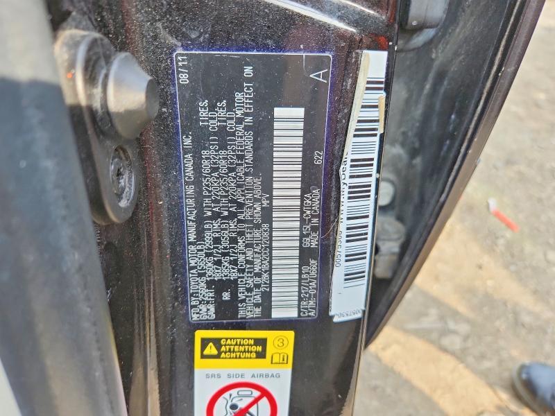 2T2BK1BA2CC120838 2012 Lexus RX photo no. 13