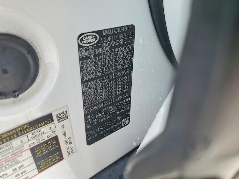 2020 Land Rover Range Rover — VIN SALYB2EX2LA265718, фото 13