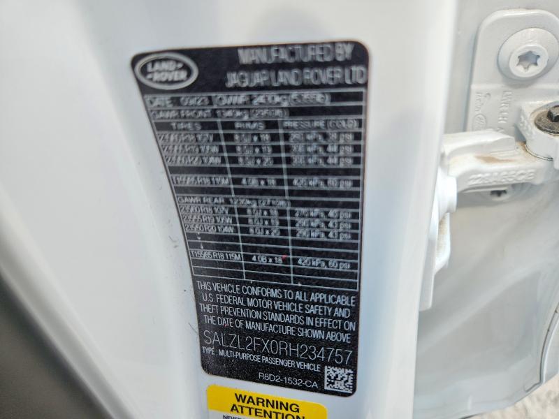 SALZL2FX0RH234757 2024 Land Rover Range Rover photo no. 12