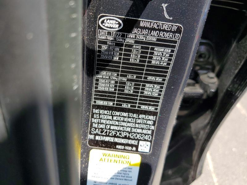 SALZT2FX3PH206240 2023 Land Rover Range Rover photo no. 13