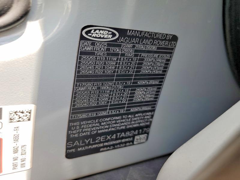 SALYL2EX4TA824179 2026 Land Rover Range Rover photo no. 13