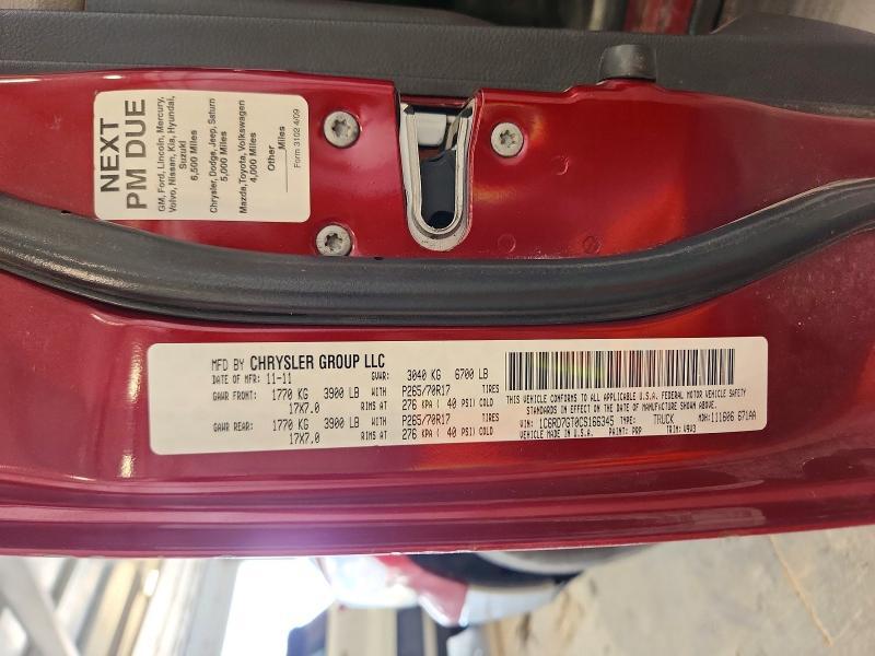 1C6RD7GT0CS166345 2012 Dodge RAM 1500 photo no. 12