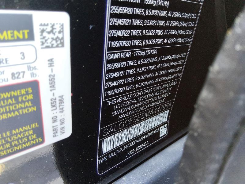 SALGS5SE5MA447964 2021 Land Rover Range Rover photo no. 13