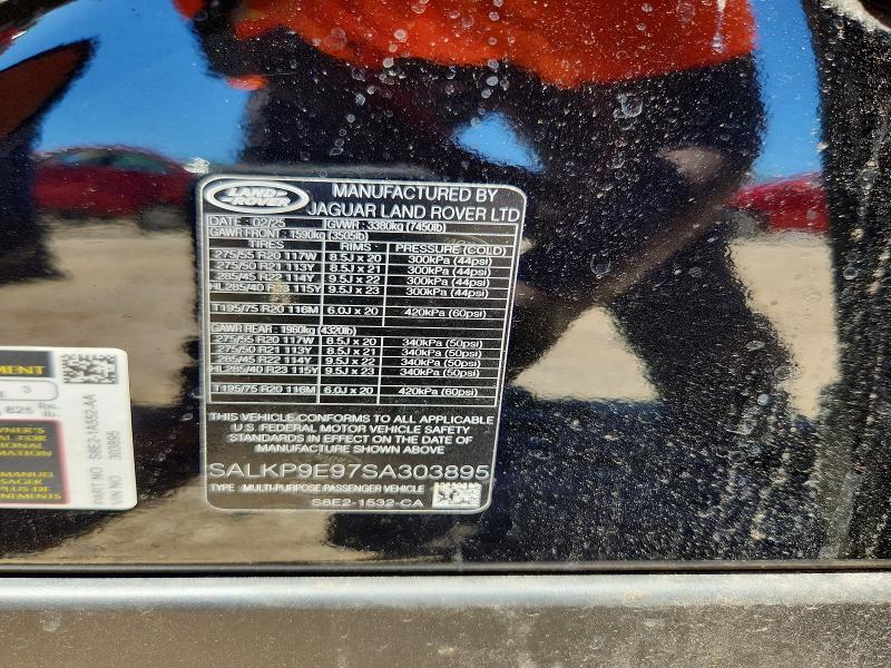 2025 Land Rover Range Rover — VIN SALKP9E97SA303895, şəkil 14