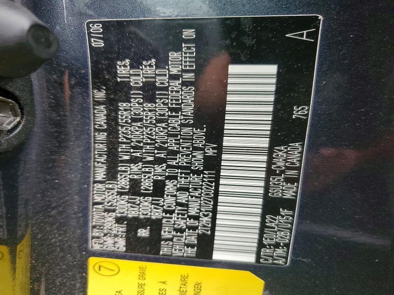 2T2HK31U27C022111 2007 Lexus RX photo no. 13