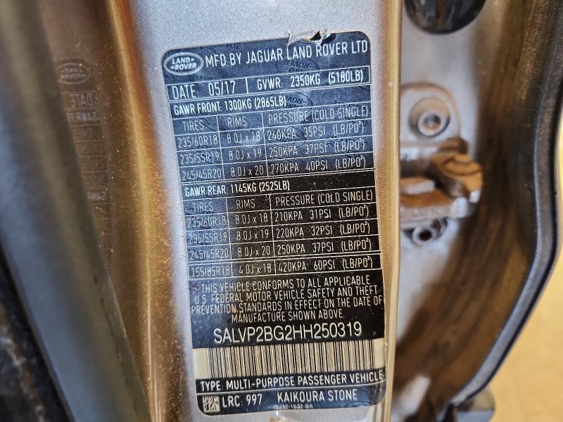 SALVP2BG2HH250319 2017 Land Rover Range Rover photo no. 13