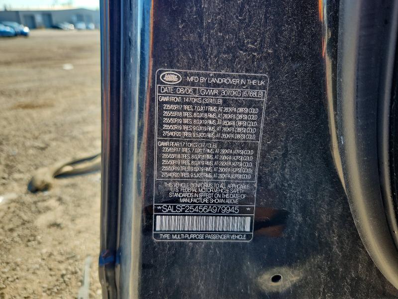SALSF25456A979945 2006 Land Rover Range Rover photo no. 12