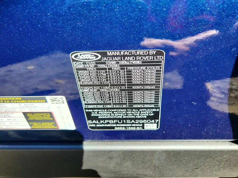 SALKPBFU1SA296047 2025 Land Rover Range Rover photo no. 13