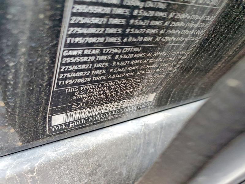 SALGS2EF2GA306177 2016 Land Rover Range Rover photo no. 12