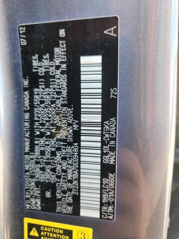 2T2ZK1BA7DC094804 2013 Lexus RX photo no. 13